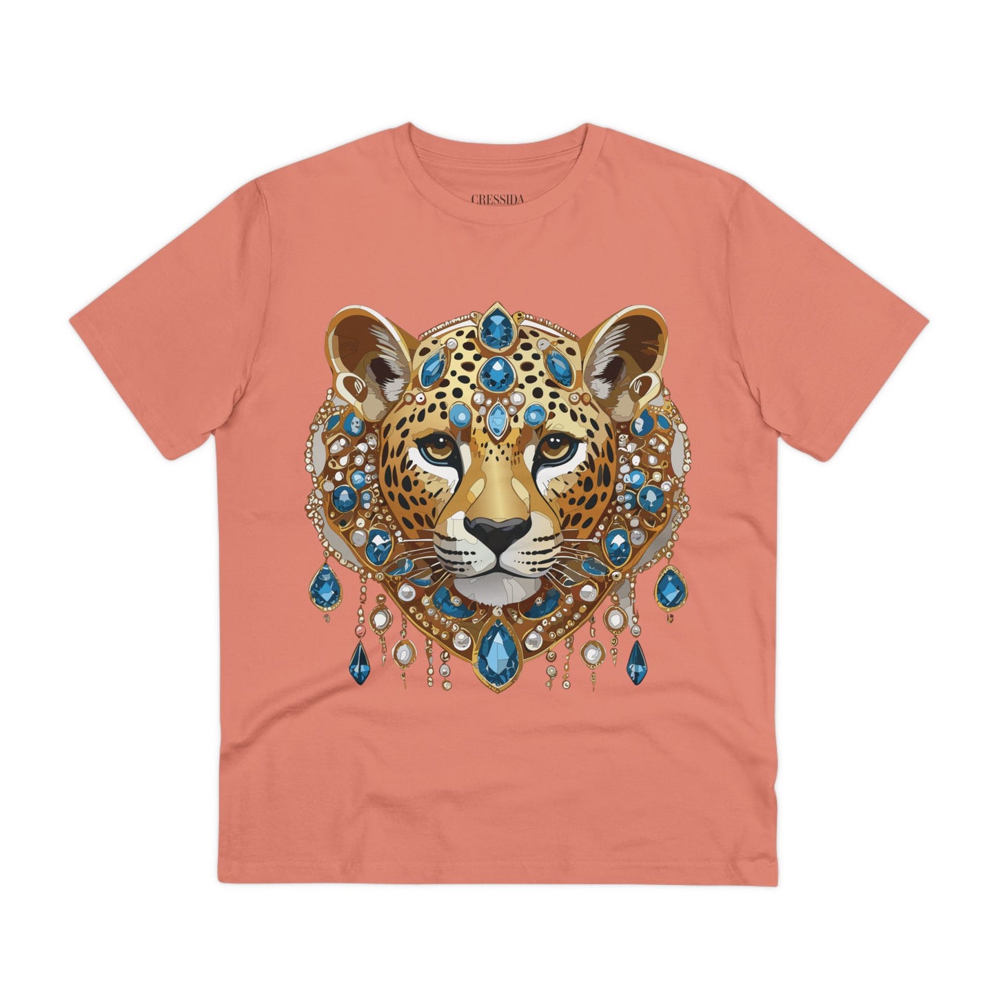 Organic T-shirt with Animals - Cheetah