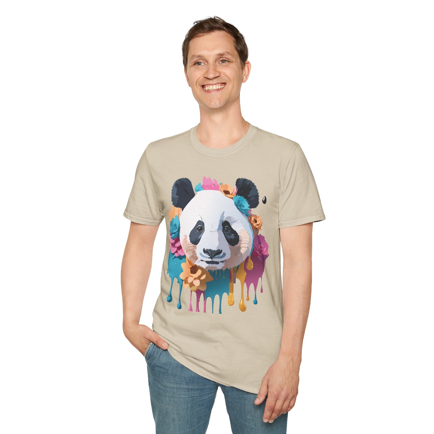 Panda Shirt, T Shirt with Panda, Animal Shirt, Tee Shirt with Animals