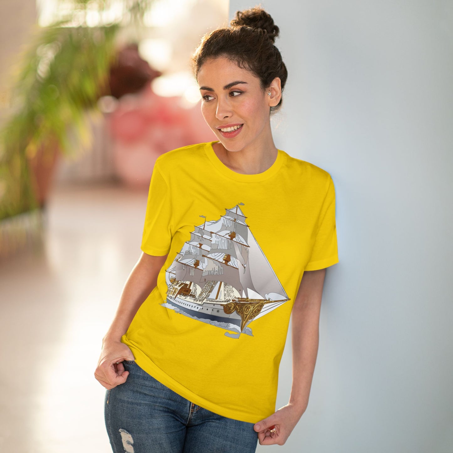 Organic T-shirt with Ship