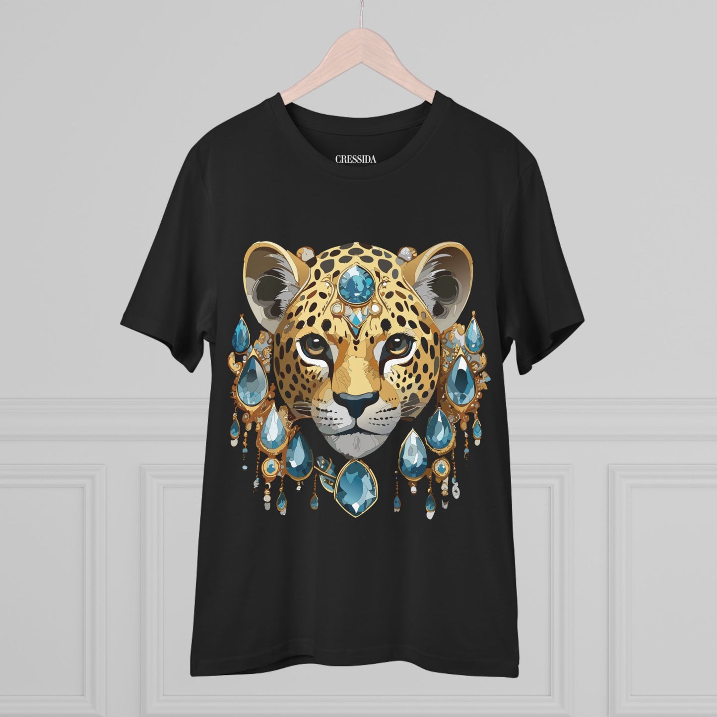 Organic T-shirt with Animals - Cheetah