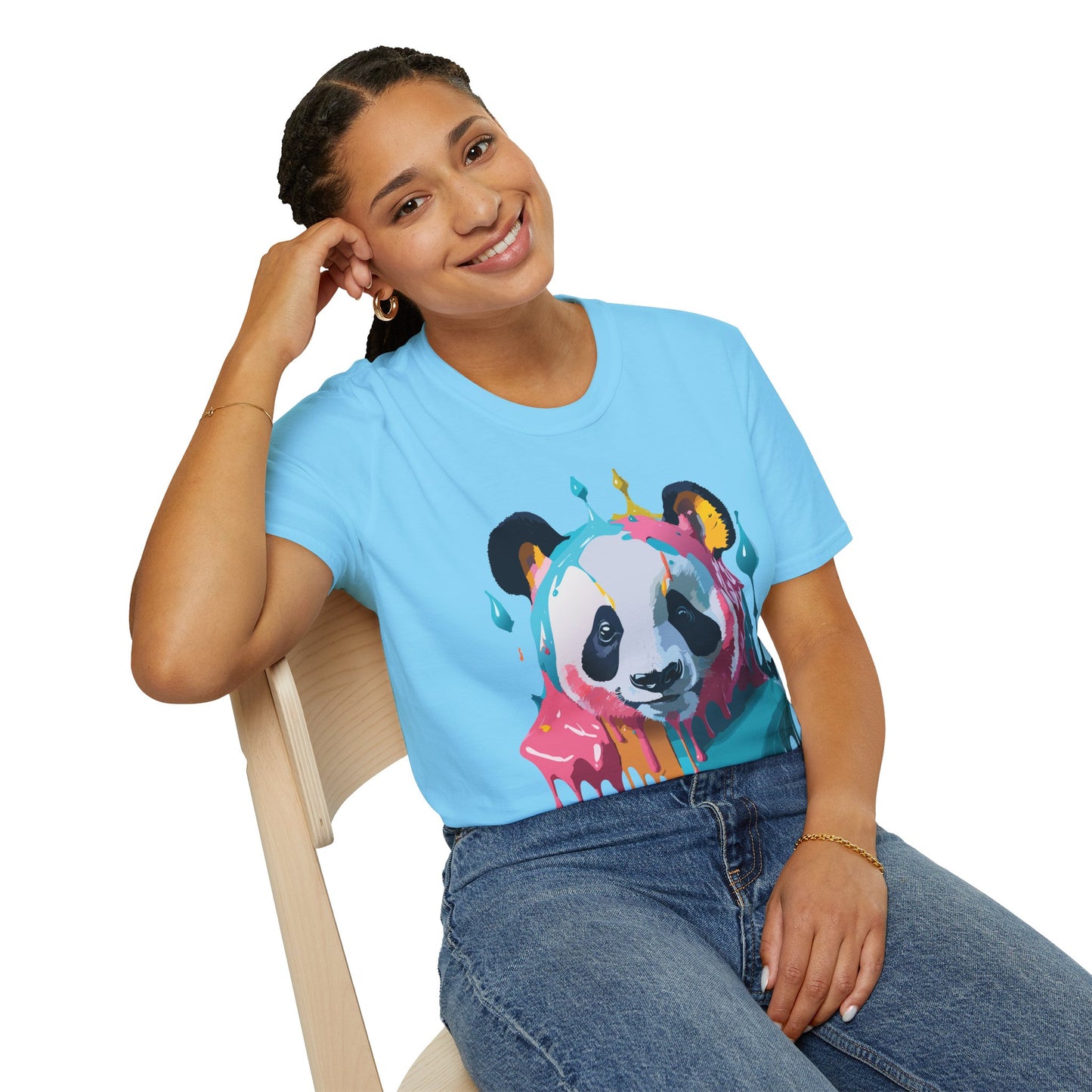 Panda Shirt, T Shirt with Panda, Animal Shirt, Tee Shirt with Animals