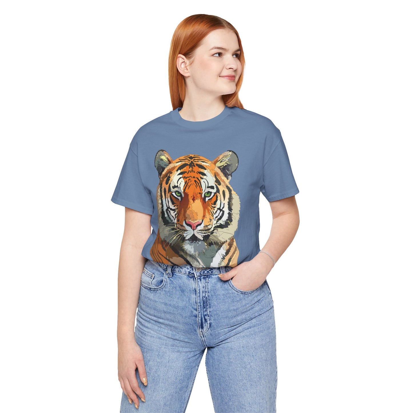 Unisex Animal Shirt, Tee Shirt with Animals, Art Design Tee Shirt, Wild Animals Shirt