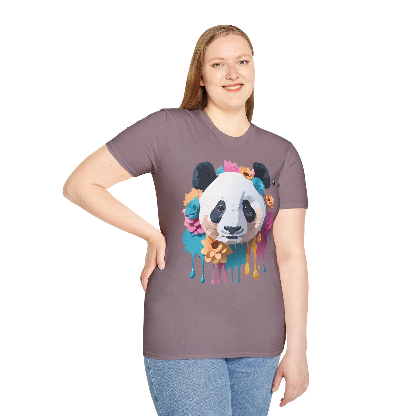 Panda Shirt, T Shirt with Panda, Animal Shirt, Tee Shirt with Animals