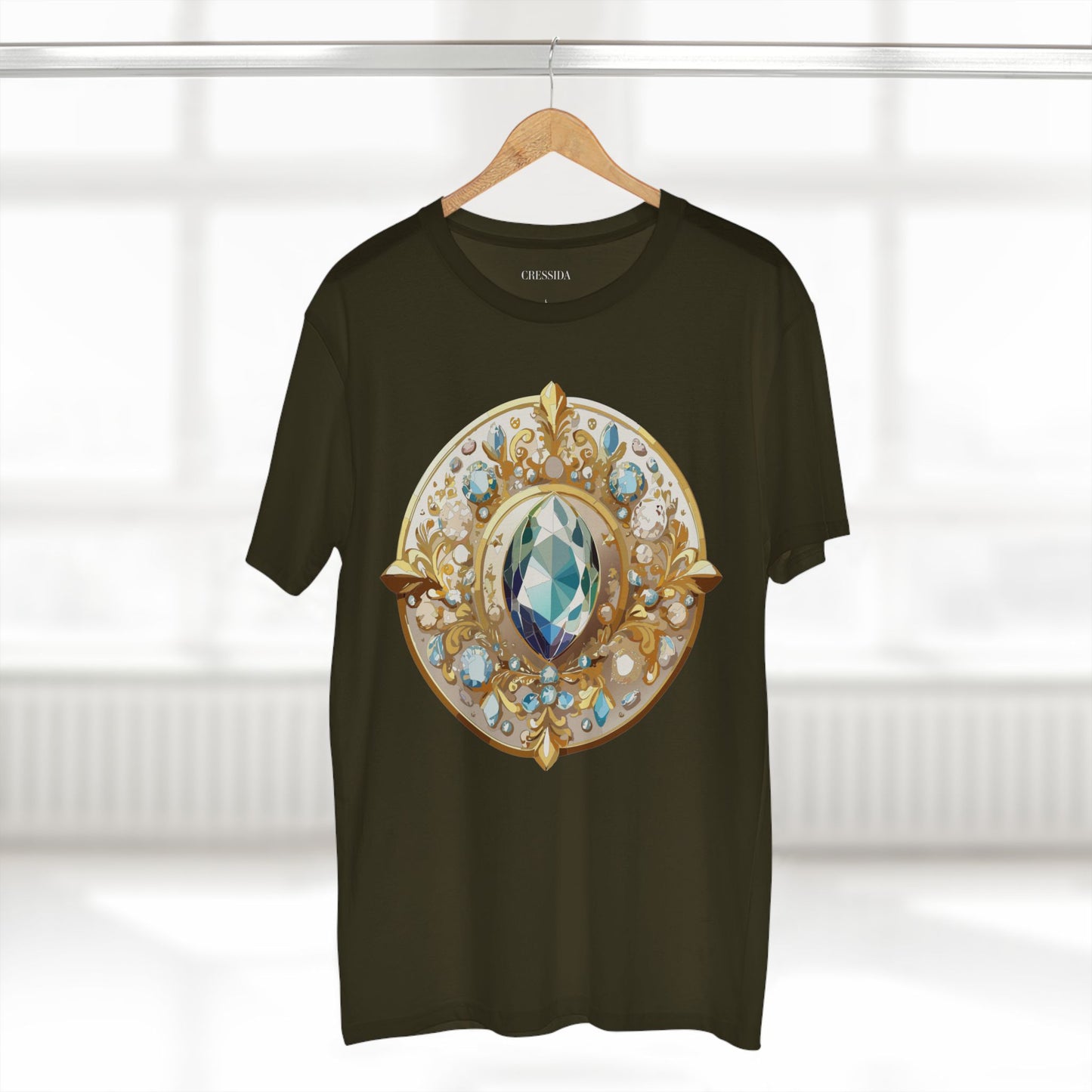 Medallion Shirt, Shirt with Medallion, Tee Shirt with Medal