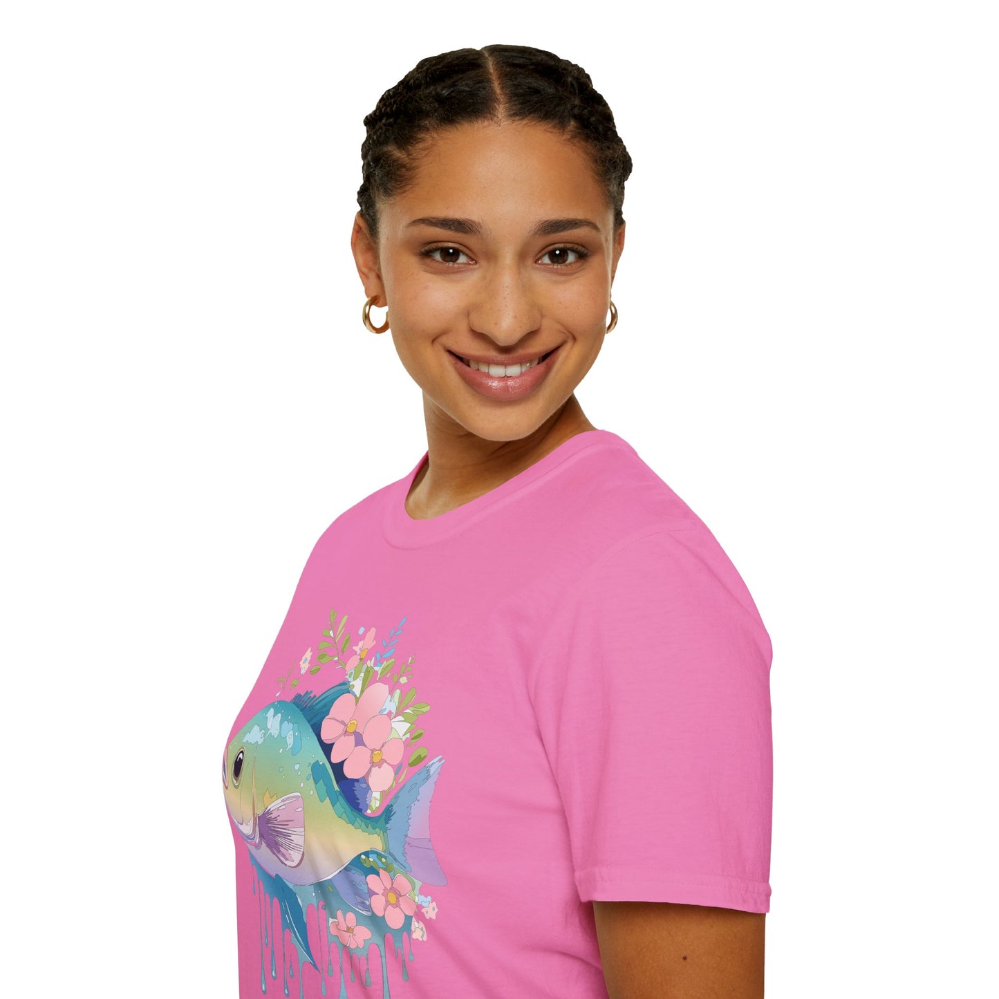 Fish Art Design Shirt, T Shirt with Fish, Graphic Shirt, Tee Shirt with Graphic Design, Shirt with Fish Graphic Art