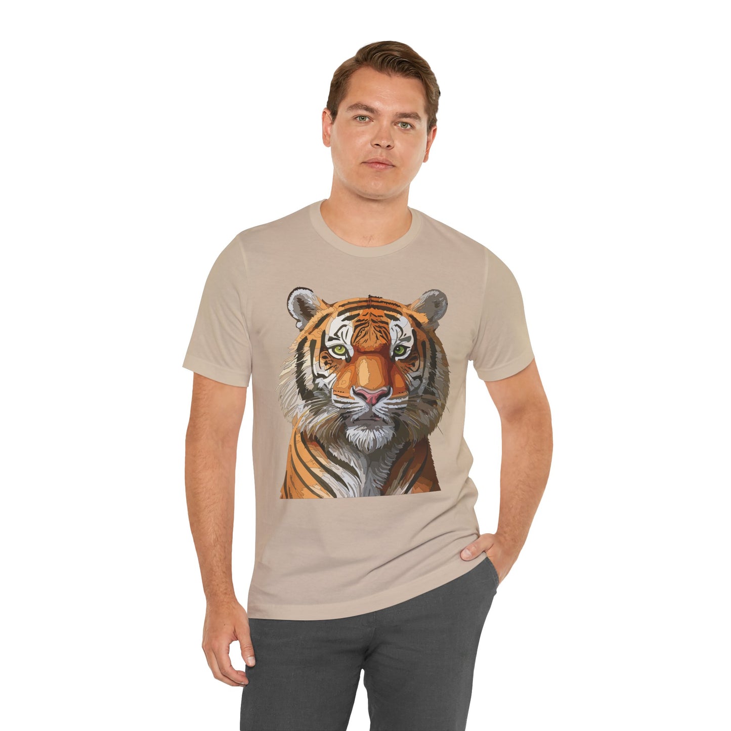 Unisex Animal Shirt, Tee Shirt with Animals, Art Design Tee Shirt, Wild Animals Shirt