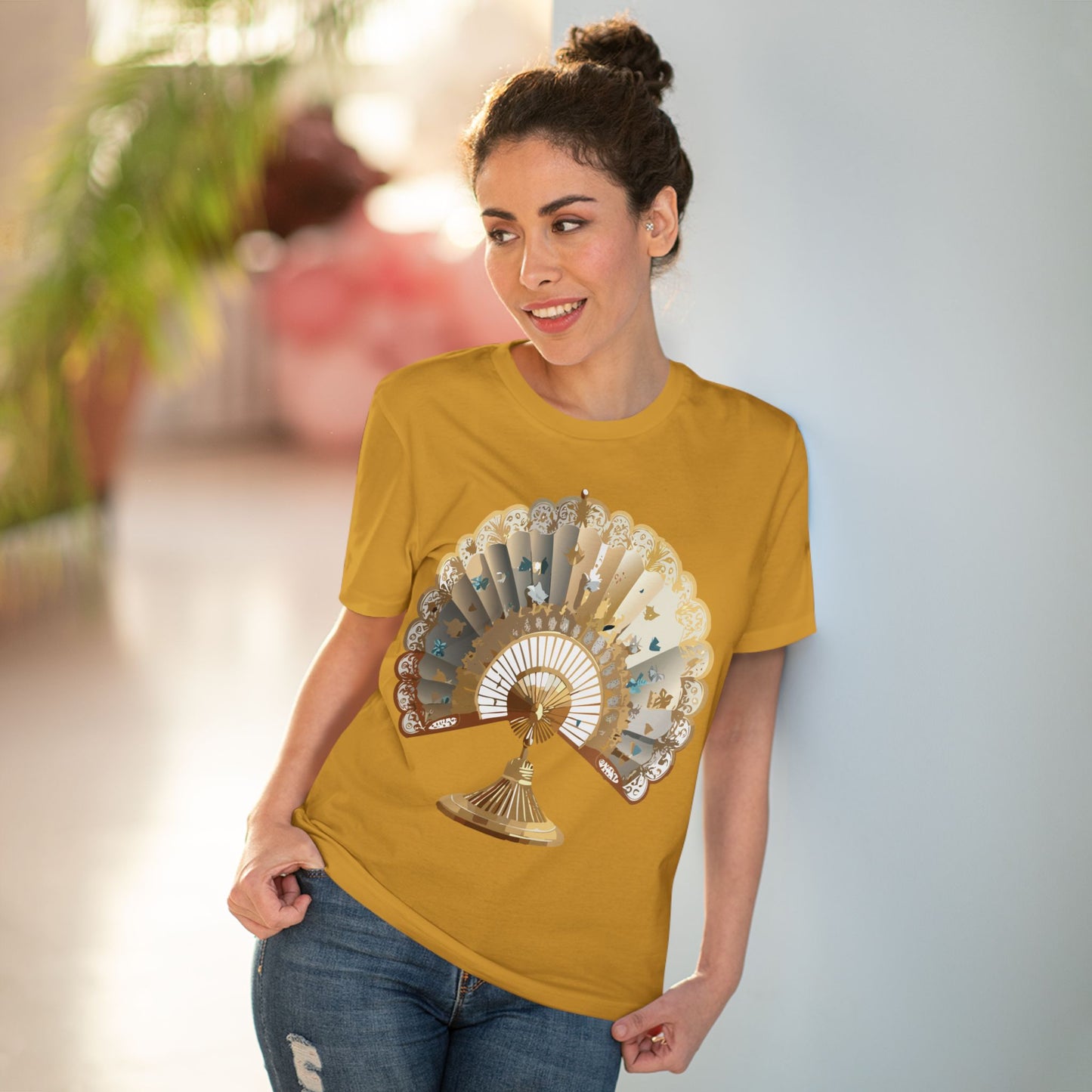 Organic T-shirt with Fan