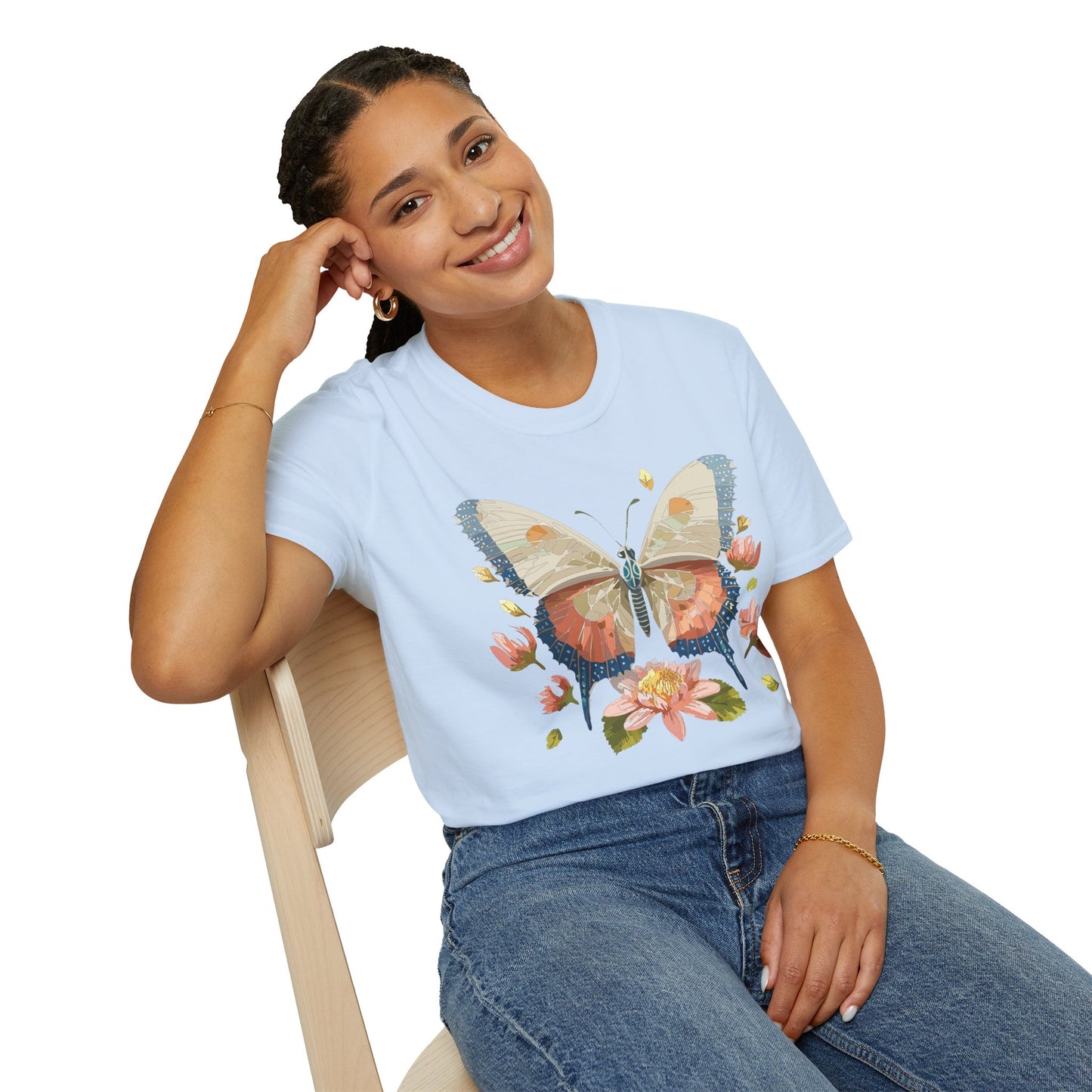 Butterfly Shirt, T Shirt with Butterfly, Monarch Shirt
