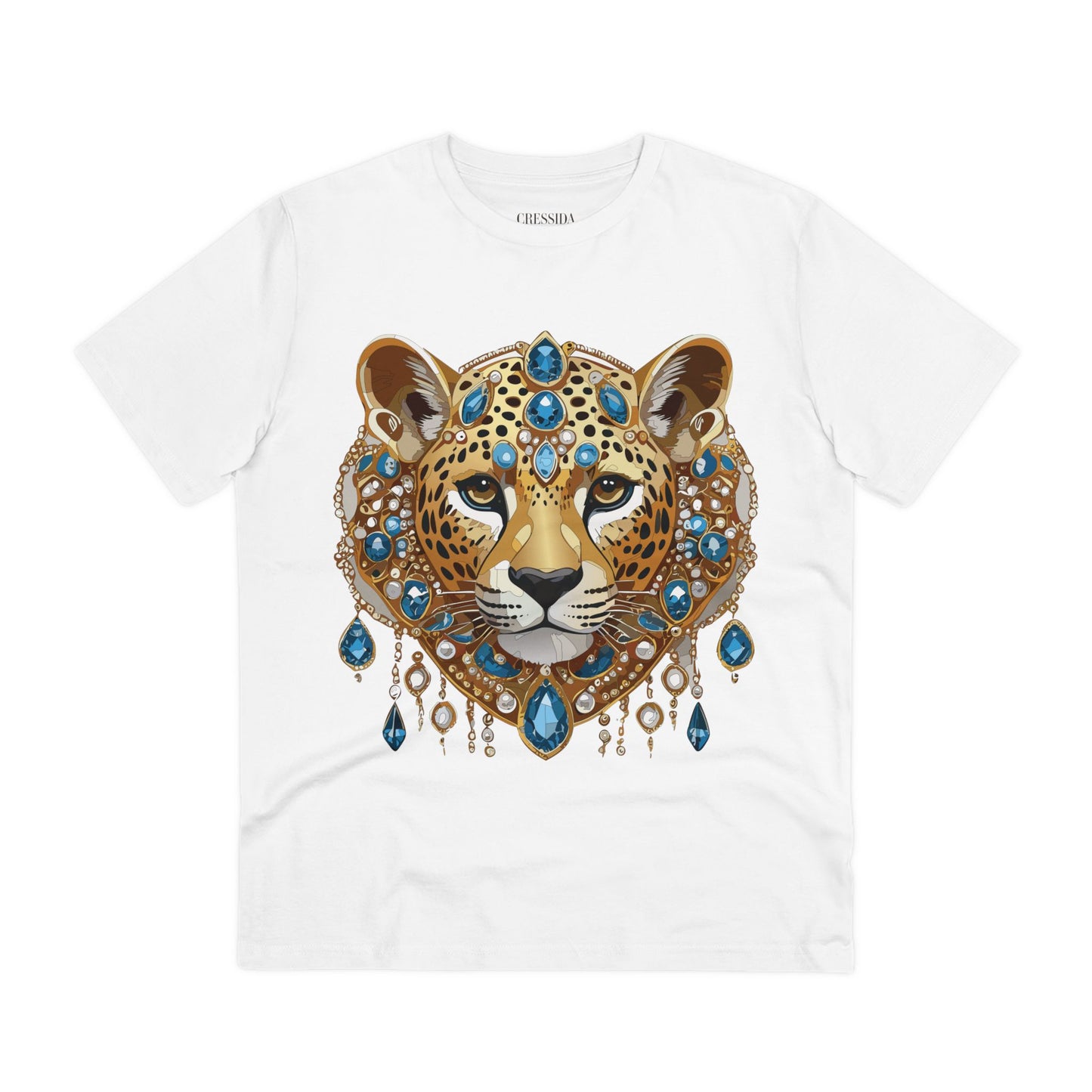 Organic T-shirt with Animals - Cheetah