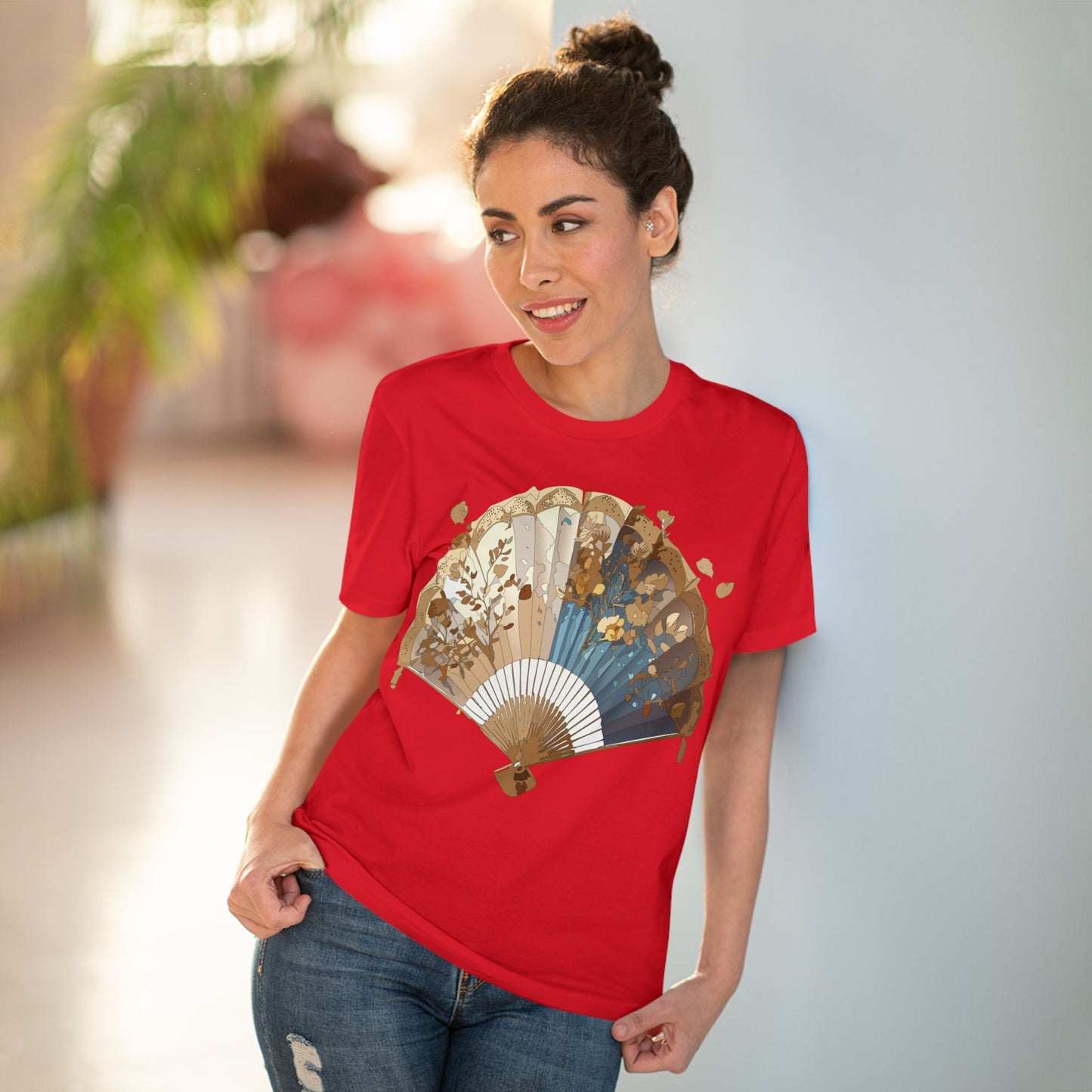 Organic T-shirt with Fan