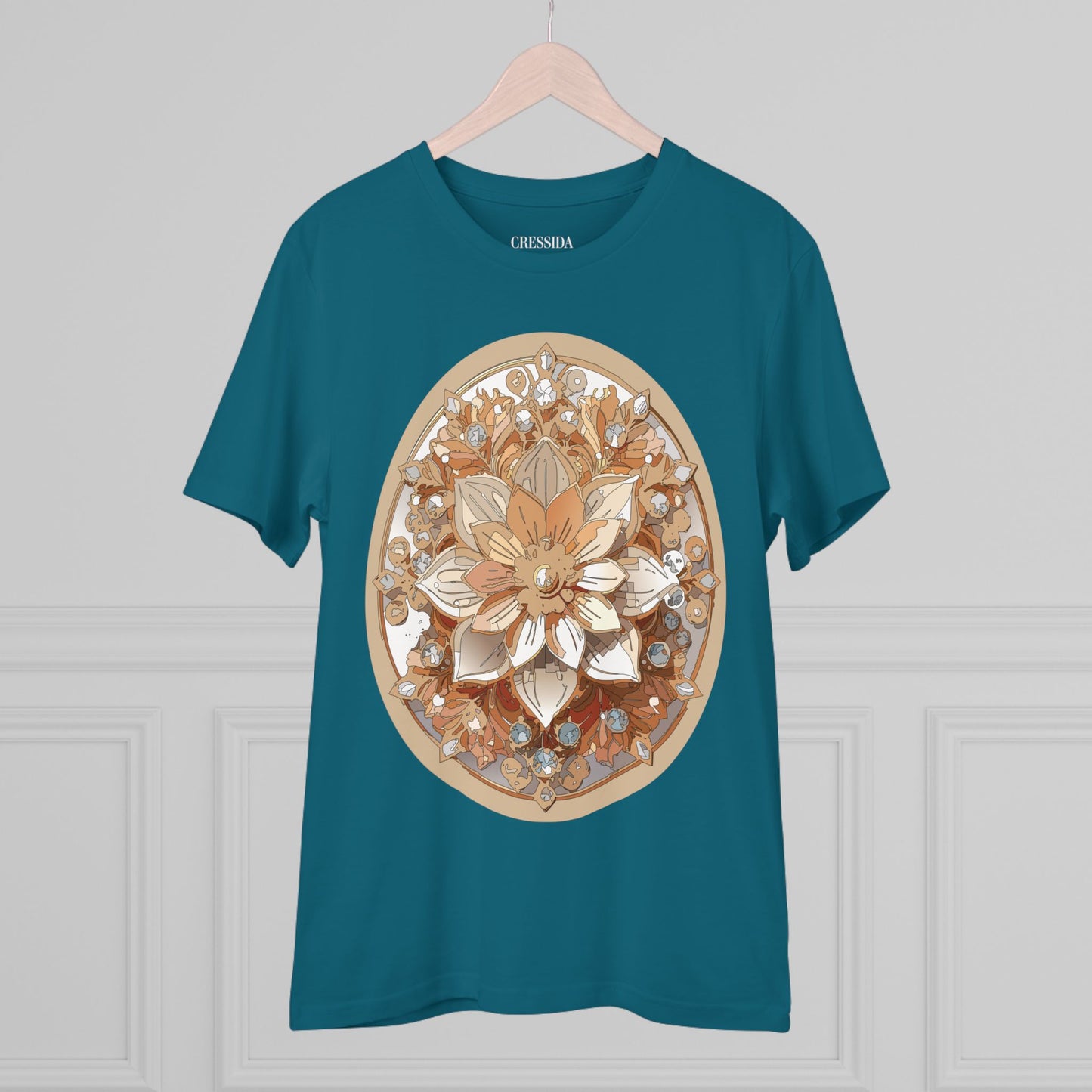 Organic T-shirt with Flower