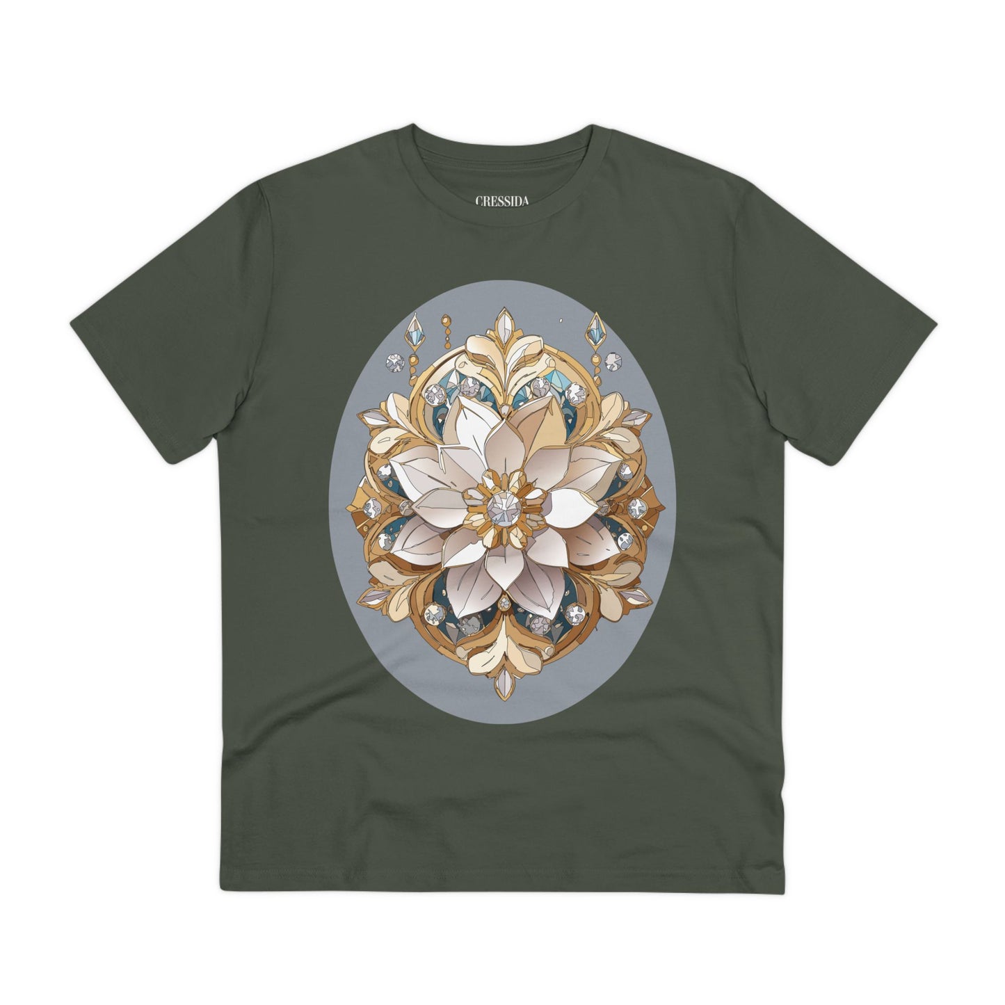 Organic T-shirt with Flower