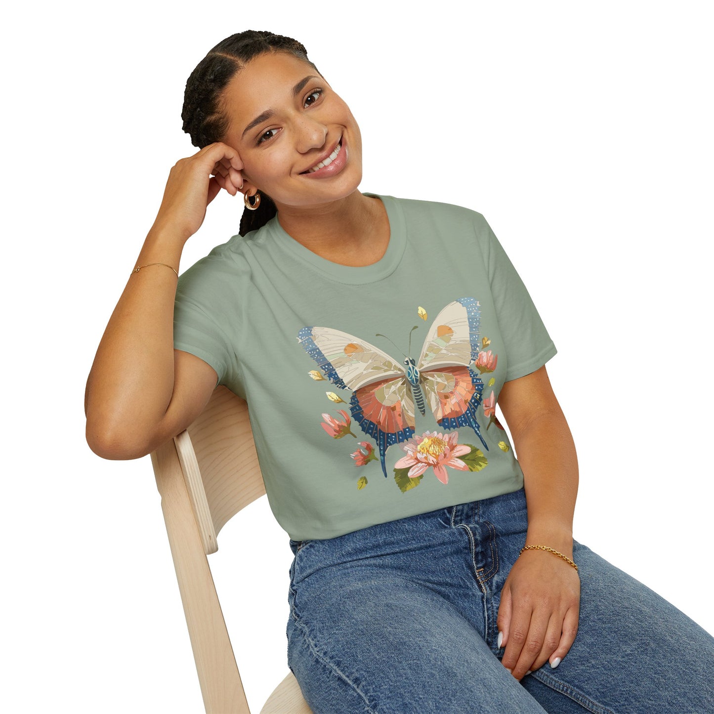 Butterfly Shirt, T Shirt with Butterfly, Monarch Shirt