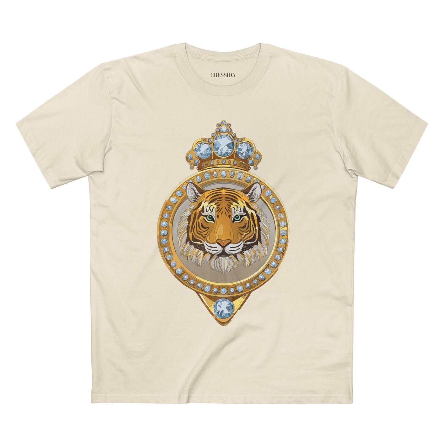 Unisex Antique Animal Medallion Premium Cotton Tee Shirt Artwork Edition