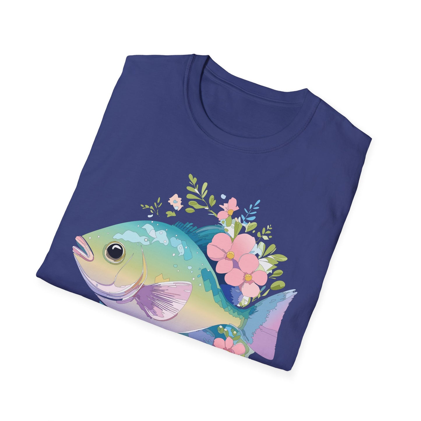 Fish Art Design Shirt, T Shirt with Fish, Graphic Shirt, Tee Shirt with Graphic Design, Shirt with Fish Graphic Art