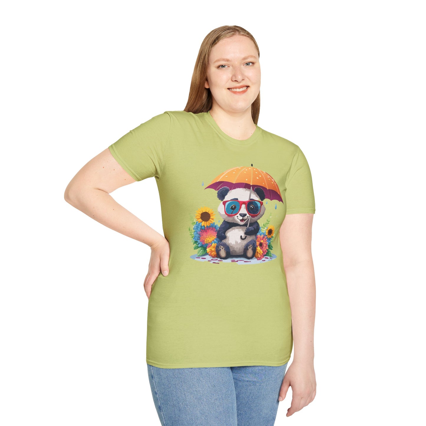 Panda Shirt, T Shirt with Panda, Animal Shirt, Tee Shirt with Animals