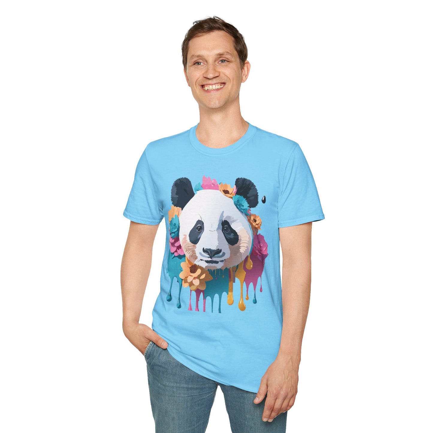 Panda Shirt, T Shirt with Panda, Animal Shirt, Tee Shirt with Animals
