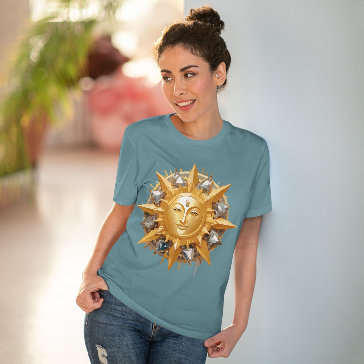 Organic T-shirt with Sun