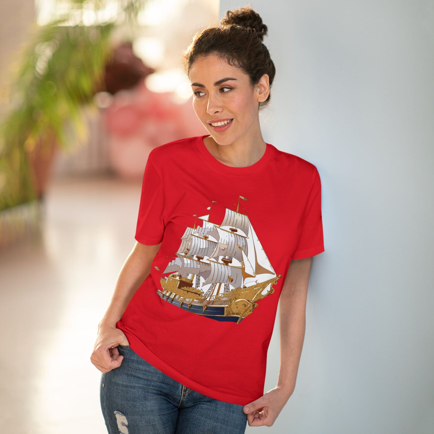 Organic T-shirt with Ship