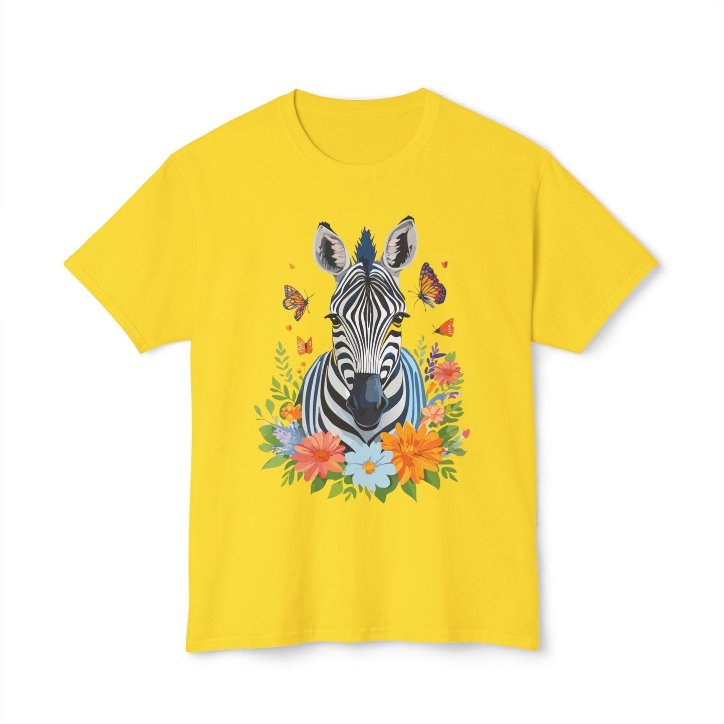 Zebra T-Shirt, Vintage Zebra Tee, Floral Tees, Zebra Art Design Shirt, Tee Shirt with Zebra 8