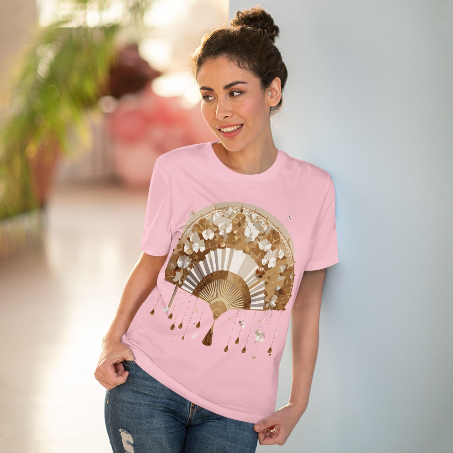 Organic T-shirt with Fan