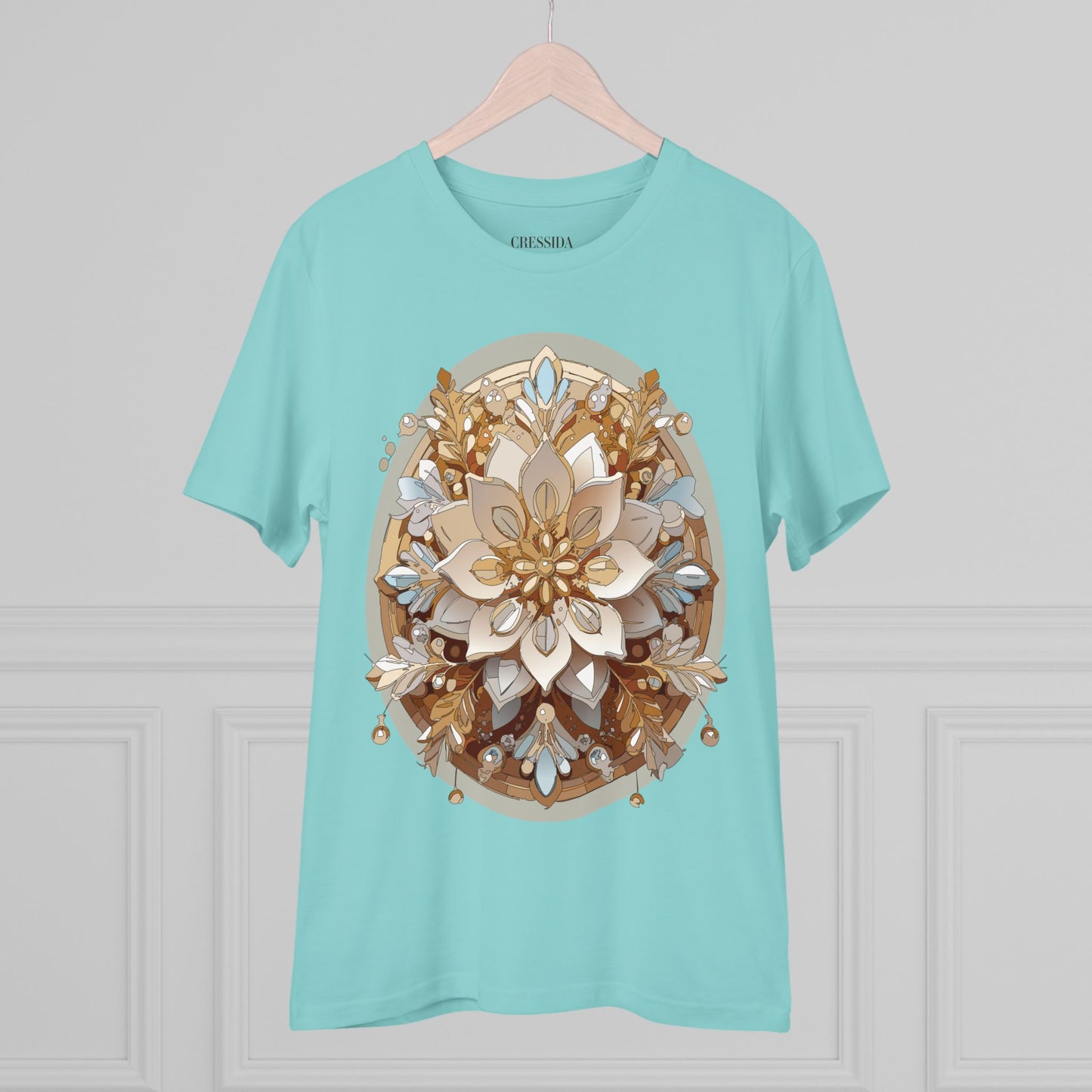 Organic T-shirt with Flower