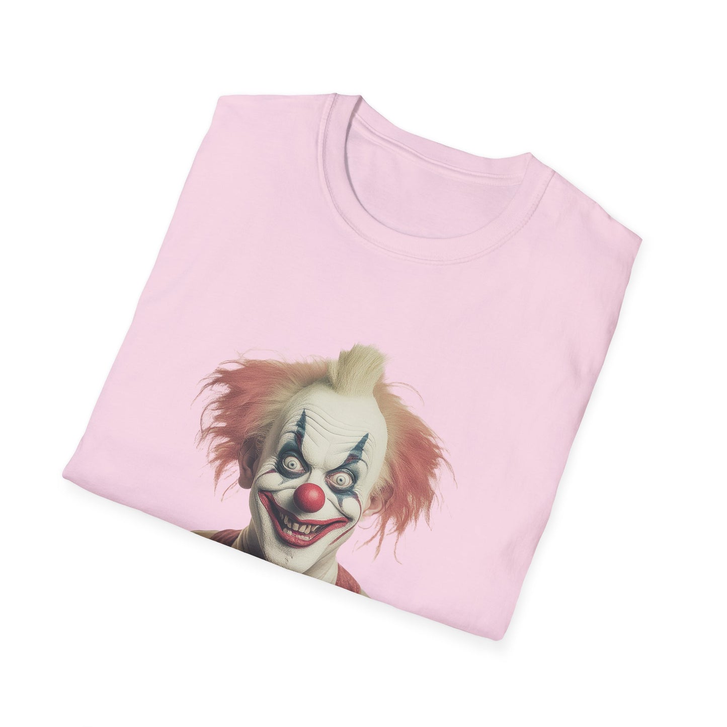 Clown Shirt, T Shirt with Clown, Funny Man Shirt, Tee Shirt with Funny Man, Circus Shirt, Shirt with Circus, Scary Man Shirt, Shirt with Scary Man