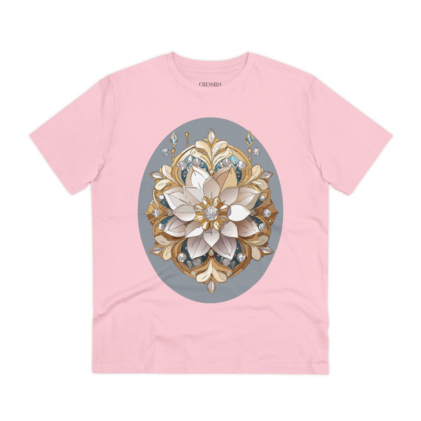 Organic T-shirt with Flower