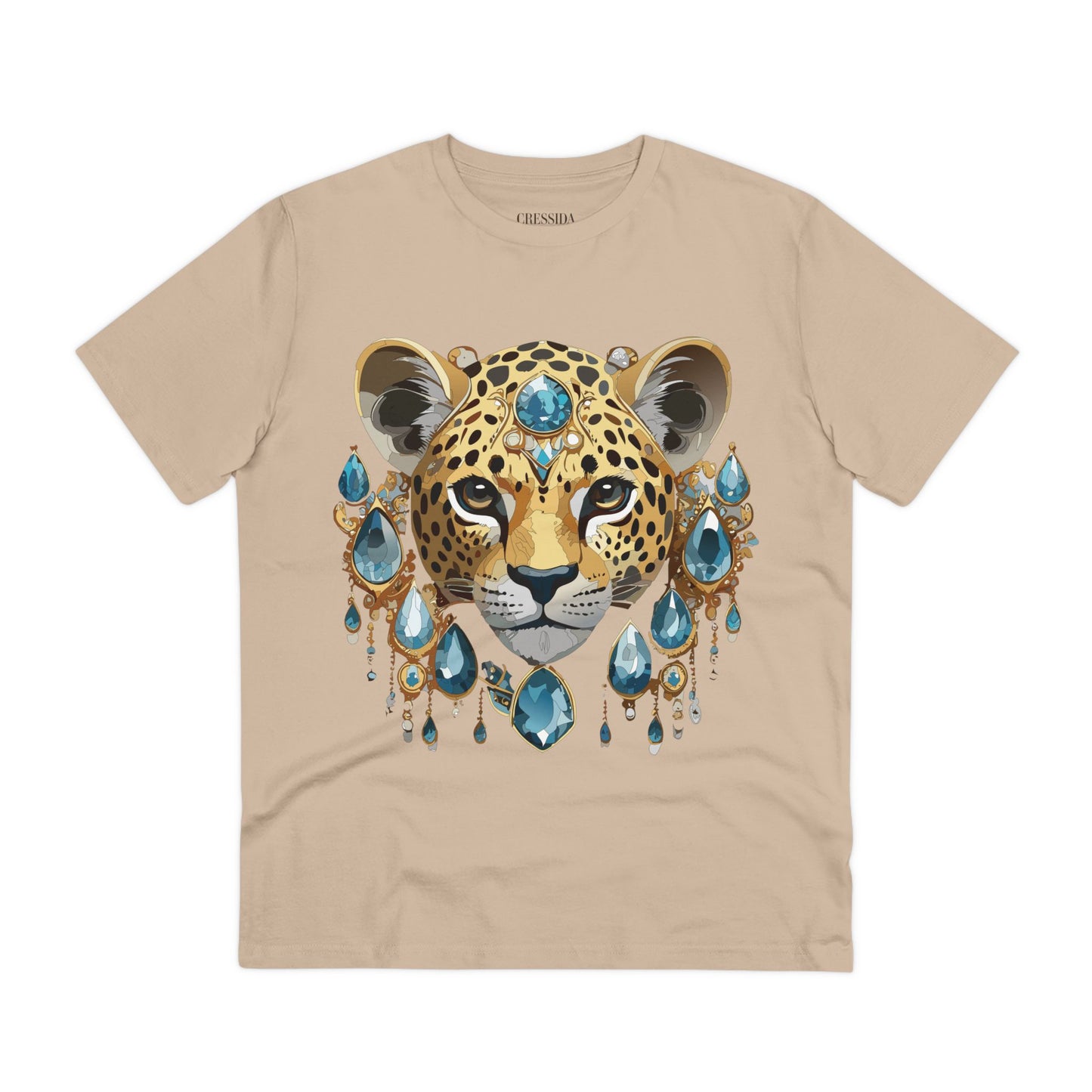 Organic T-shirt with Animals - Cheetah