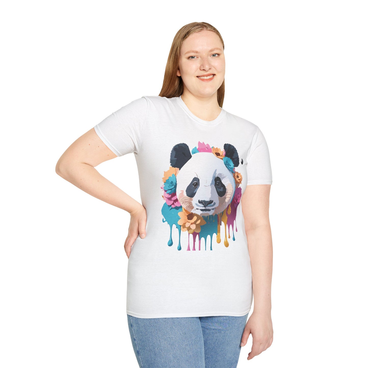 Panda Shirt, T Shirt with Panda, Animal Shirt, Tee Shirt with Animals