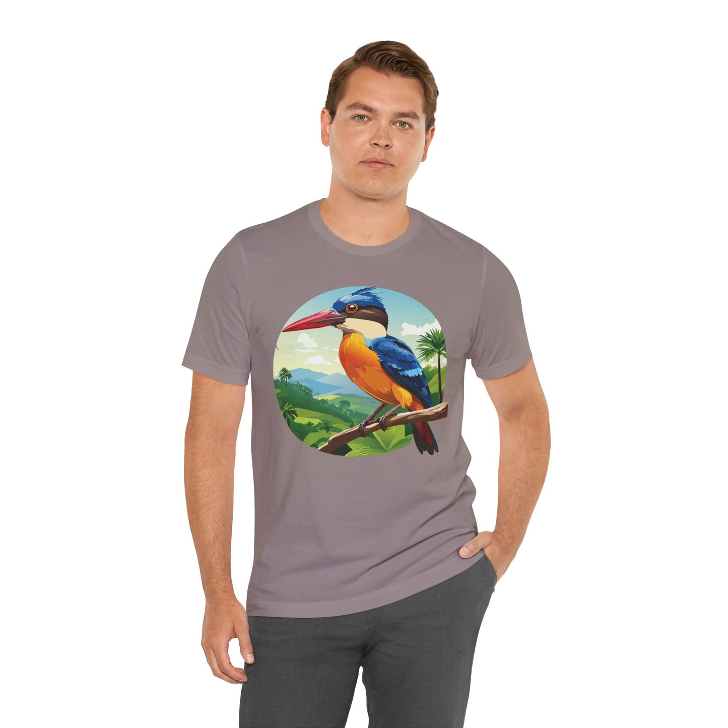 Unisex Animal Shirt, Tee Shirt with Animals, Art Design Tee Shirt, Wild Animals Shirt