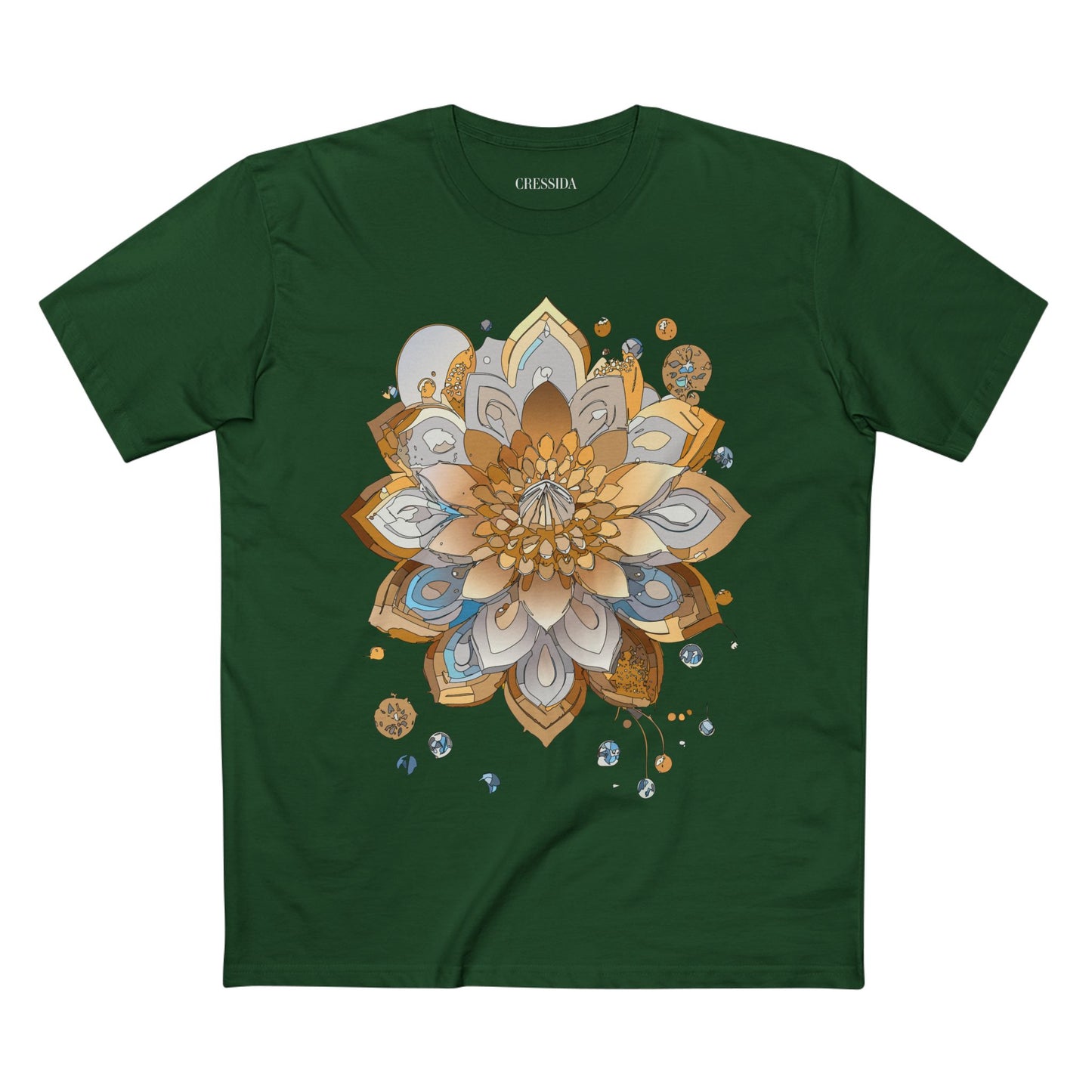 Floral Shirt, Shirt with Flower, Tee Shirt with Antique Flower