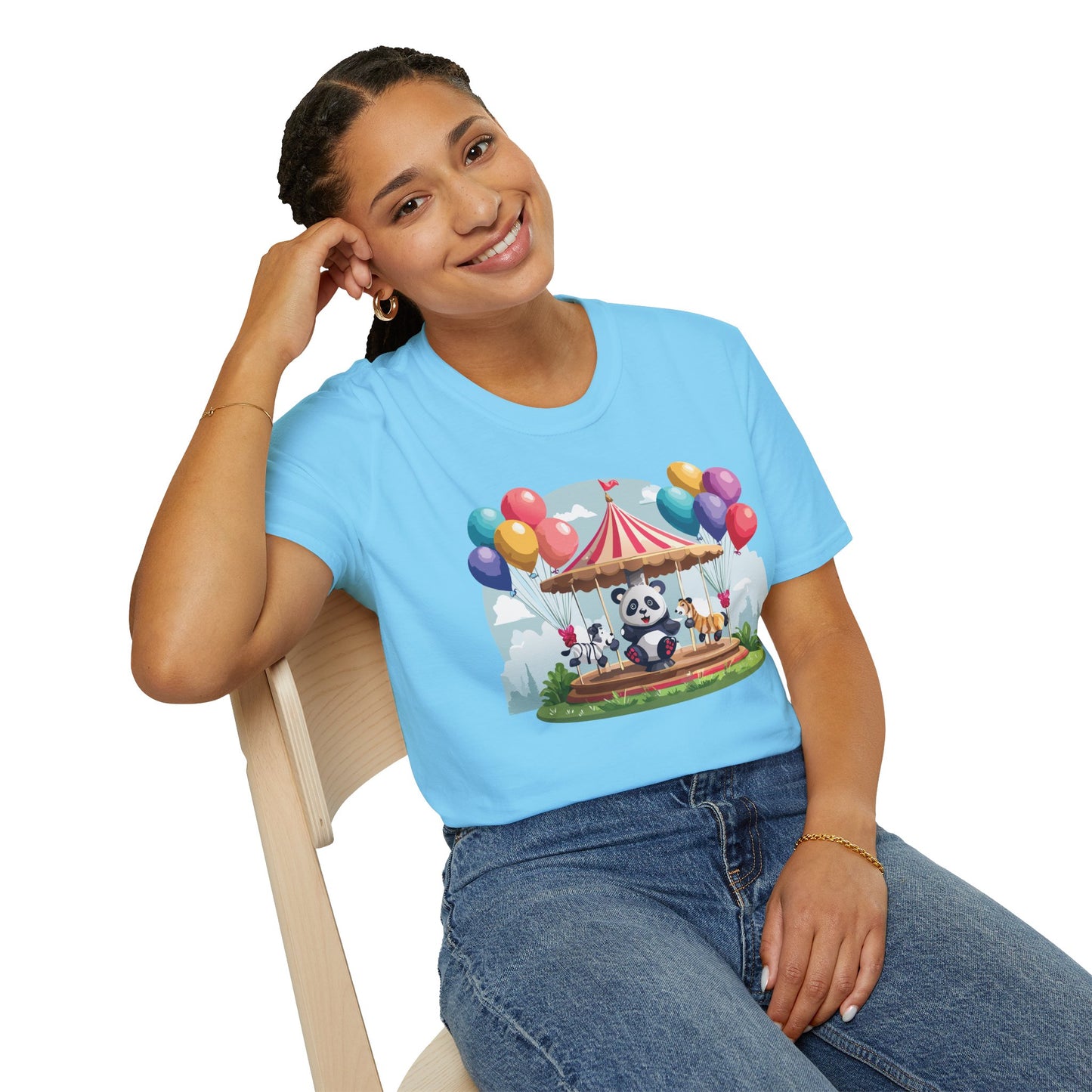 Panda Shirt, T Shirt with Panda, Animal Shirt, Tee Shirt with Animals