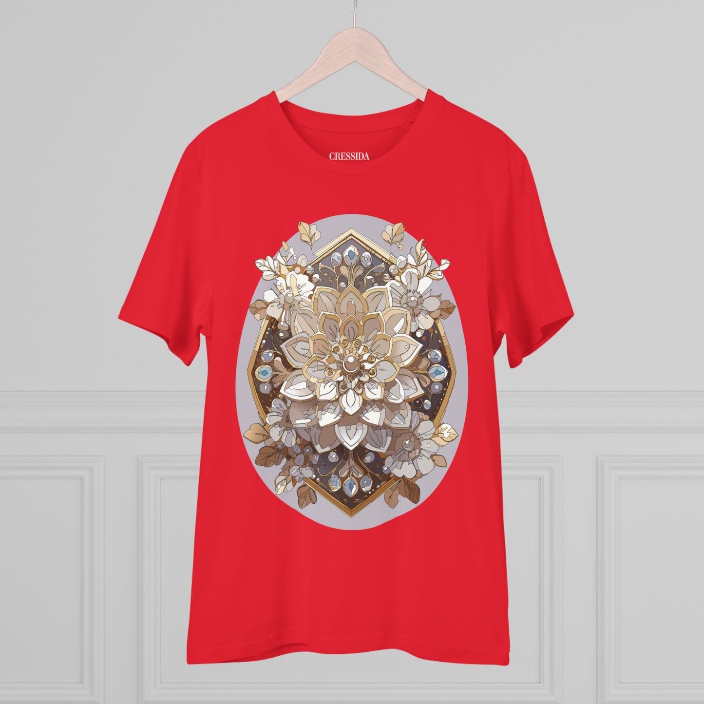 Organic T-shirt with Flower