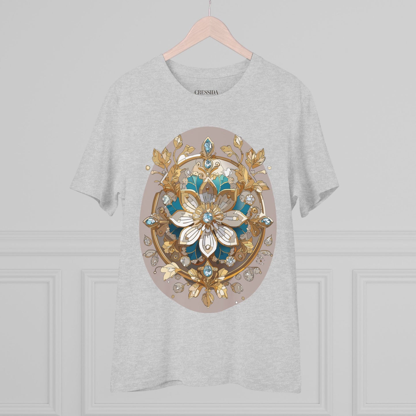 Organic T-shirt with Flower