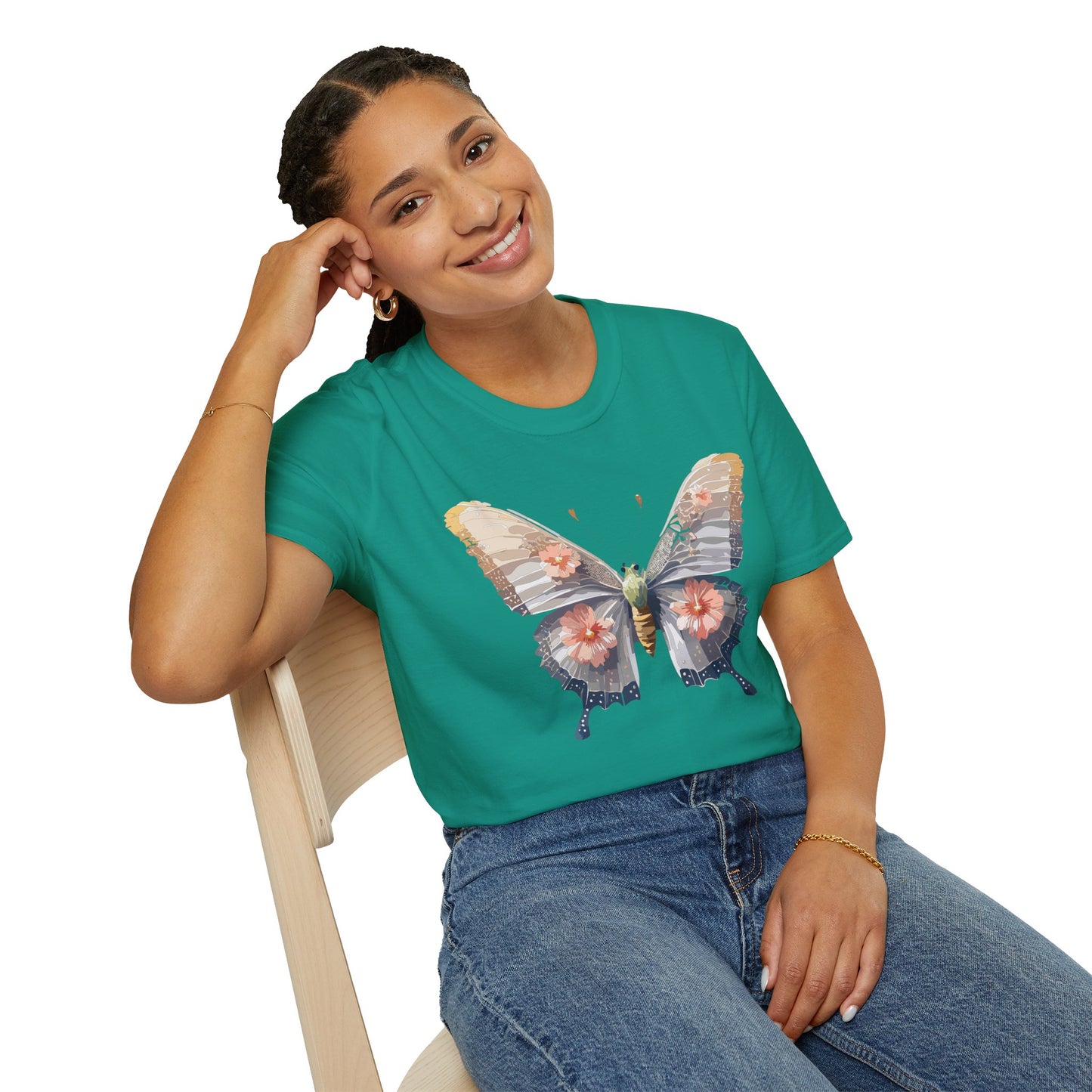 Butterfly Shirt, T Shirt with Butterfly, Monarch Shirt