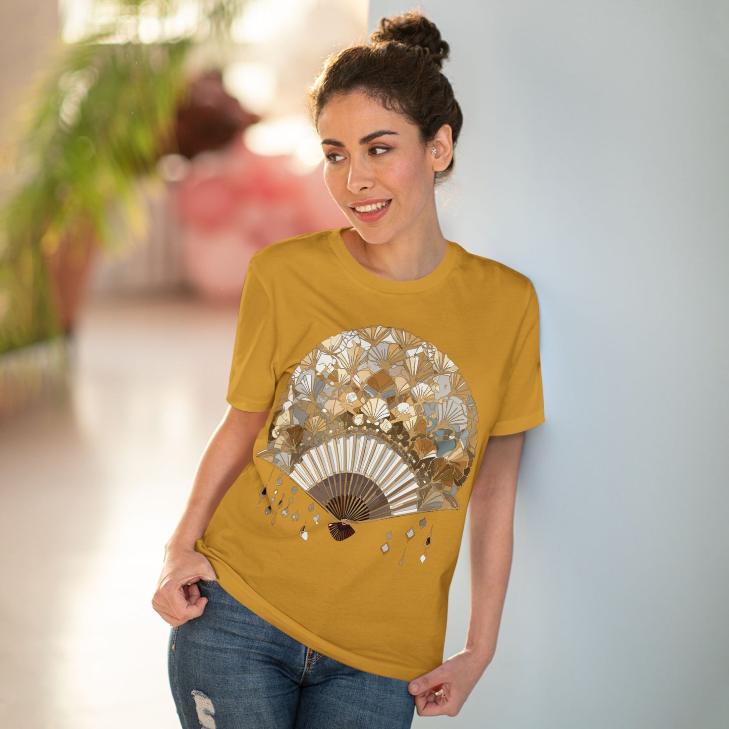 Organic T-shirt with Fan