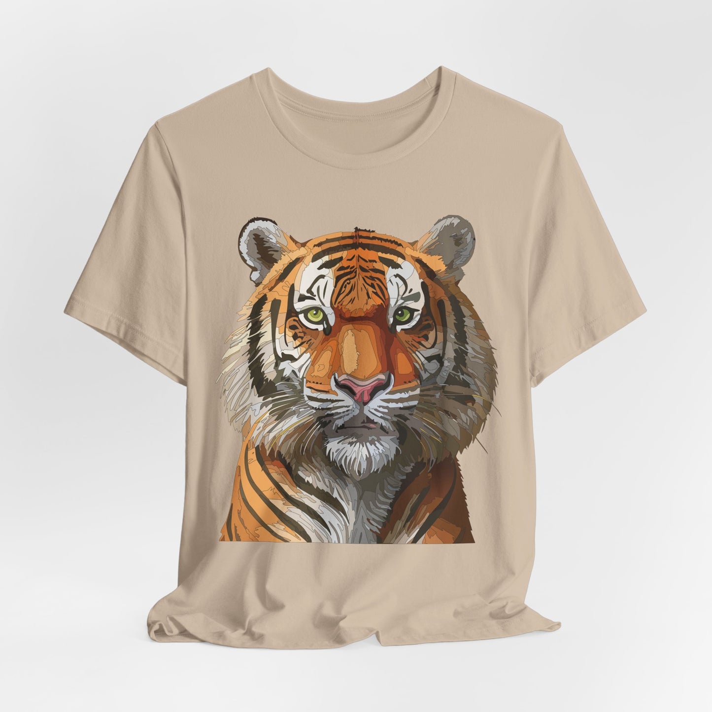 Unisex Animal Shirt, Tee Shirt with Animals, Art Design Tee Shirt, Wild Animals Shirt