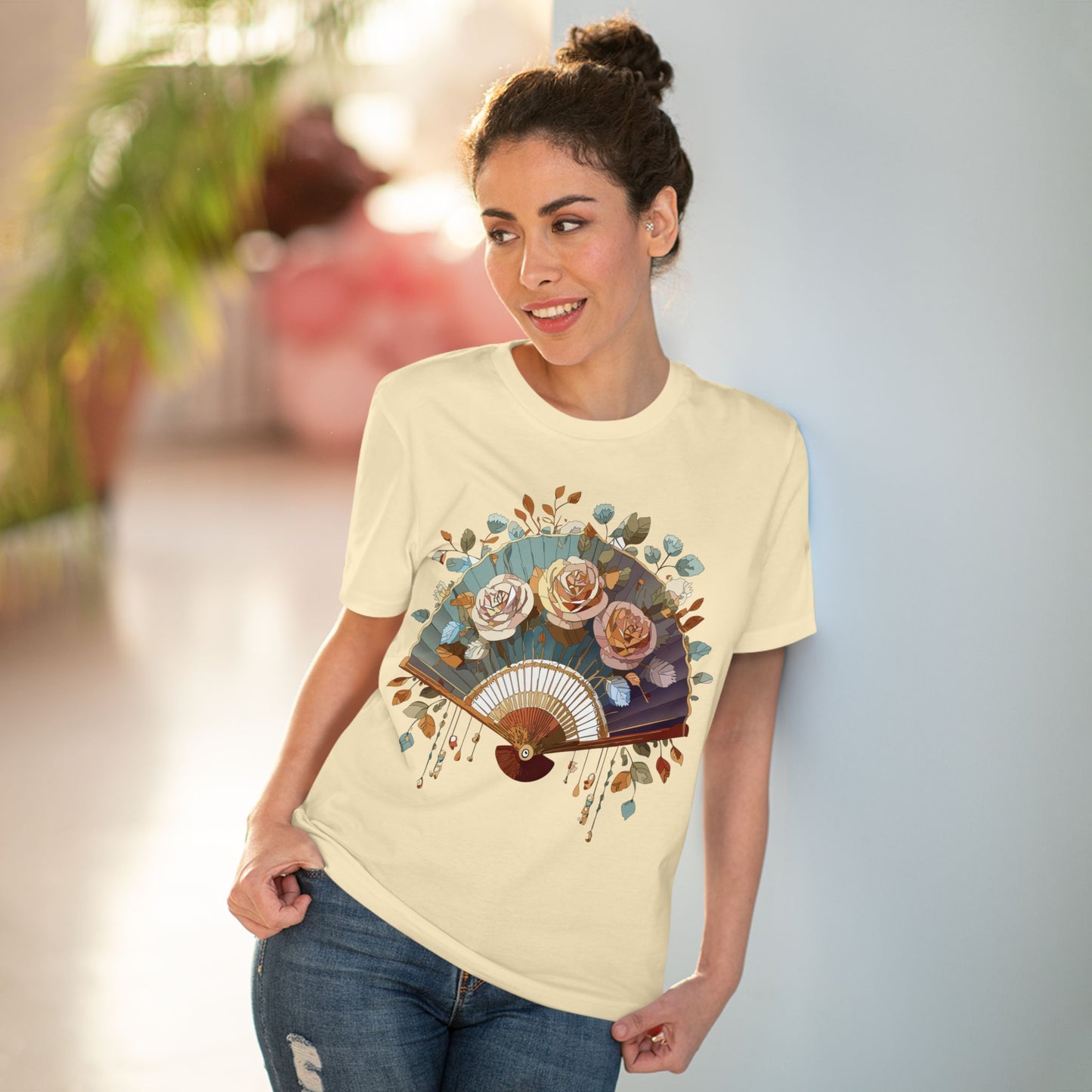 Organic T-shirt with Fan