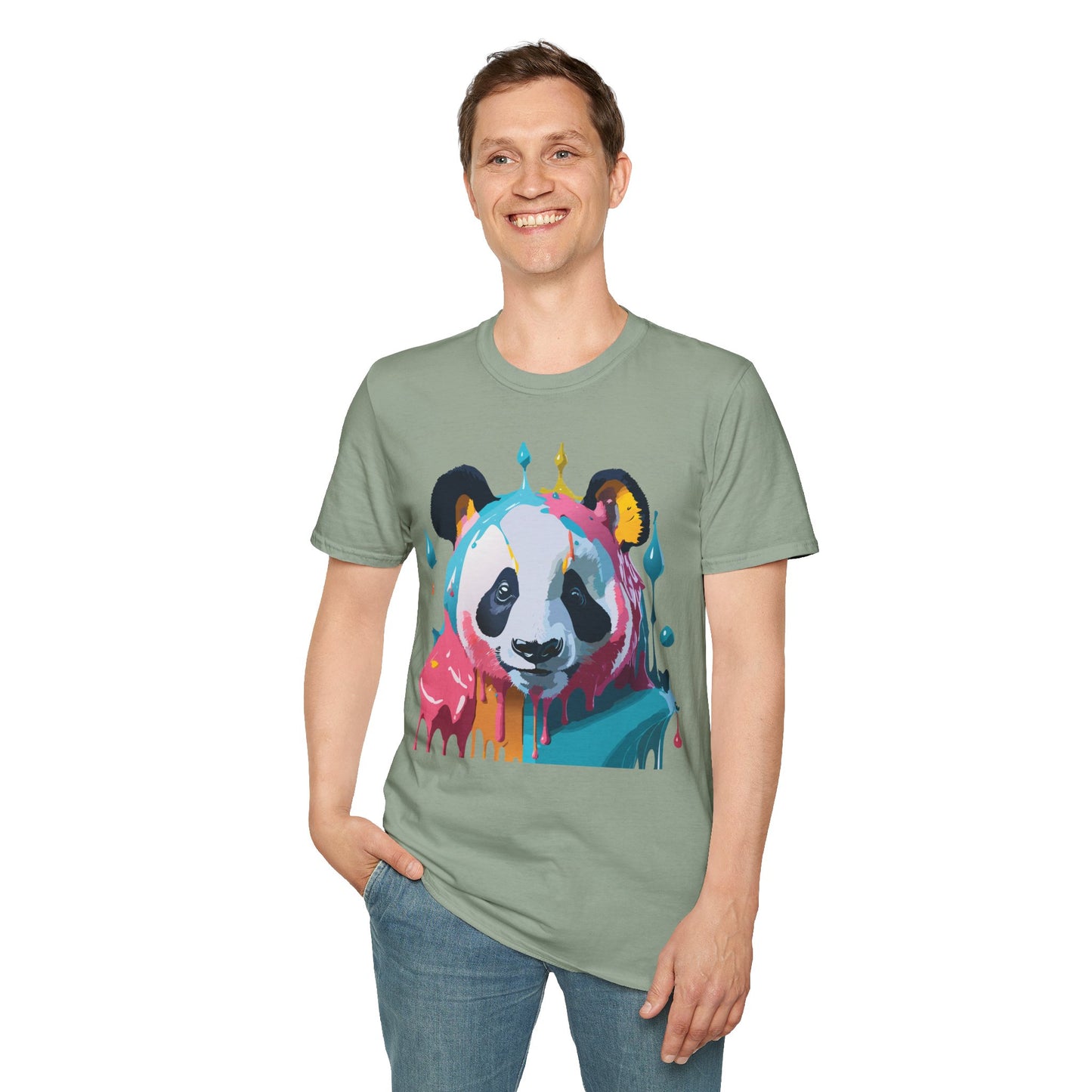 Panda Shirt, T Shirt with Panda, Animal Shirt, Tee Shirt with Animals