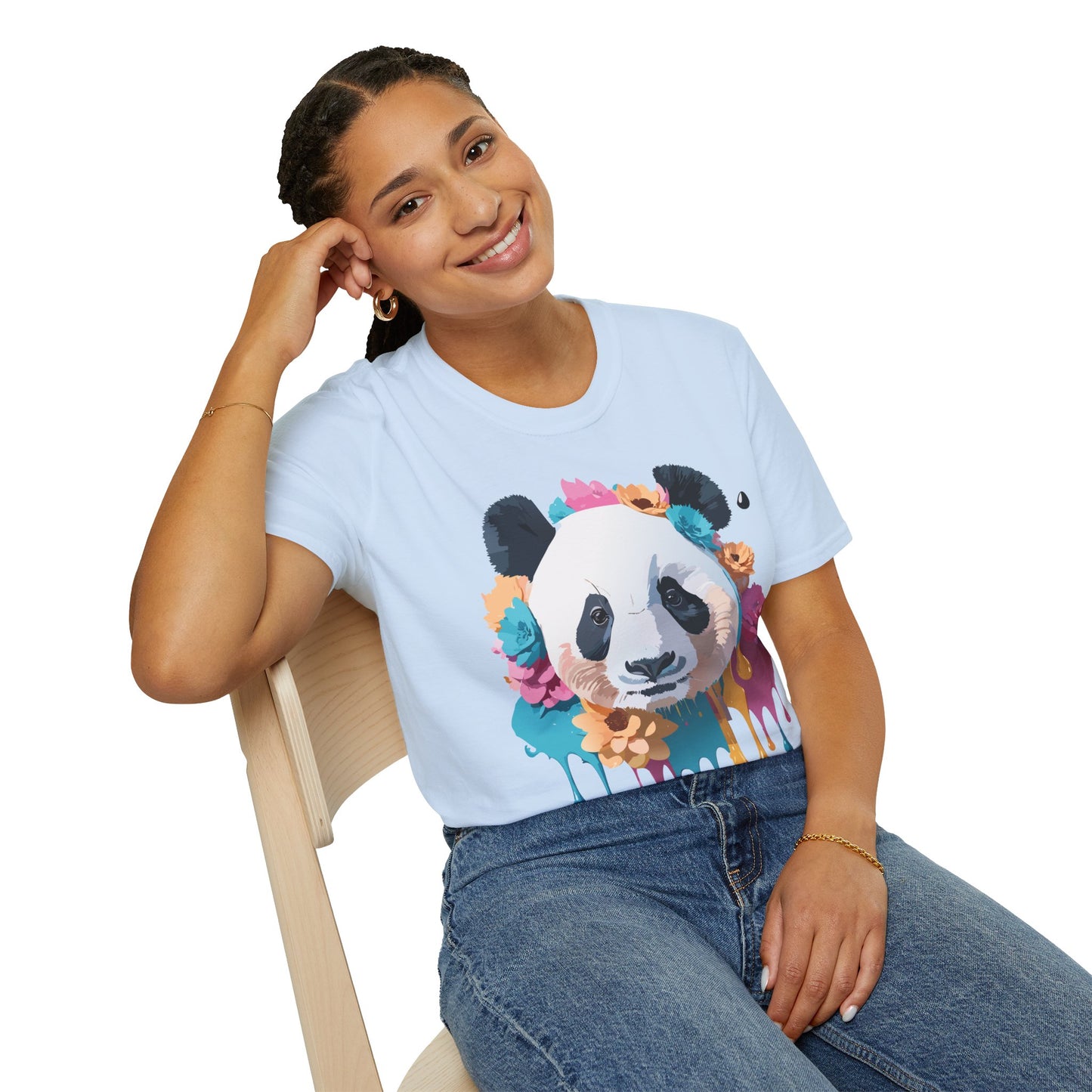 Panda Shirt, T Shirt with Panda, Animal Shirt, Tee Shirt with Animals