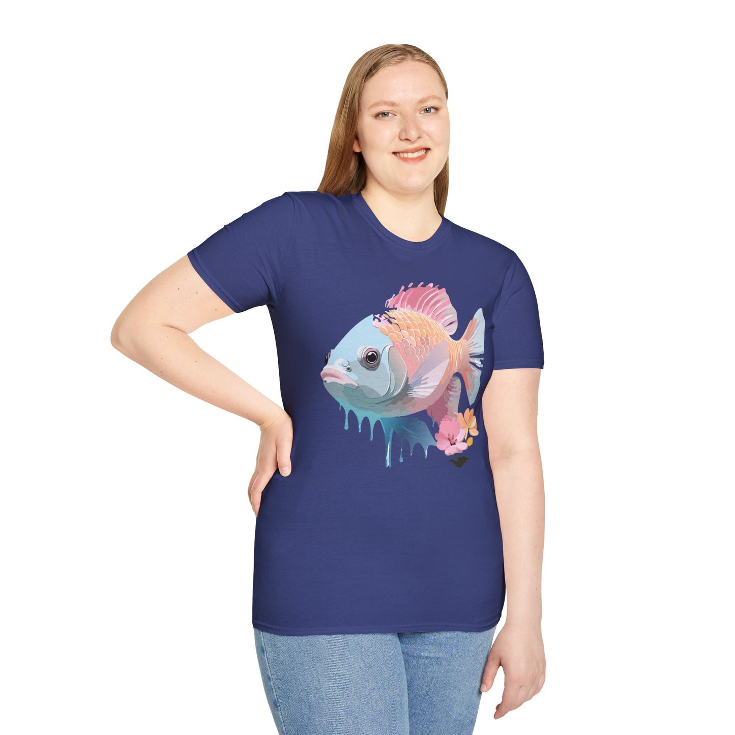 Copy of Fish Art Design Shirt, T Shirt with Fish, Graphic Shirt, Tee Shirt with Graphic Design, Shirt with Fish Graphic Art