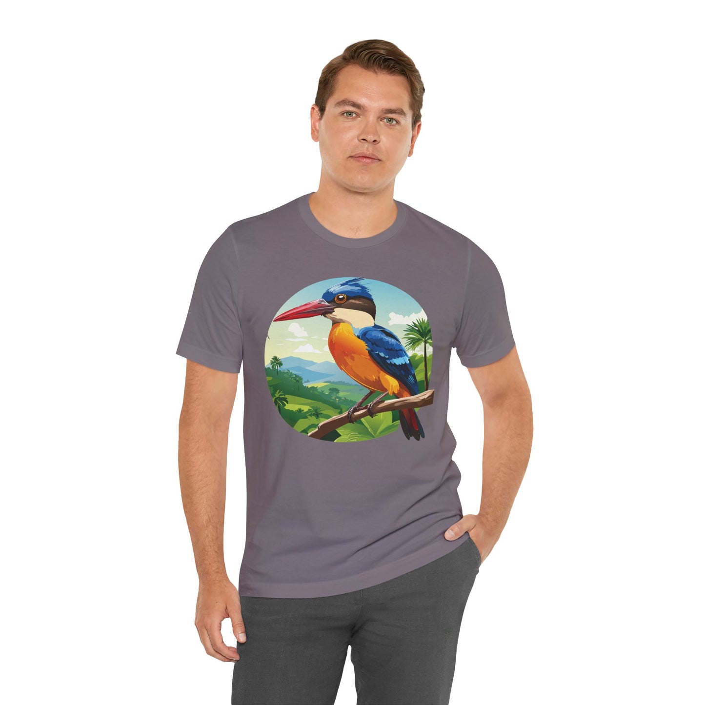 Unisex Animal Shirt, Tee Shirt with Animals, Art Design Tee Shirt, Wild Animals Shirt