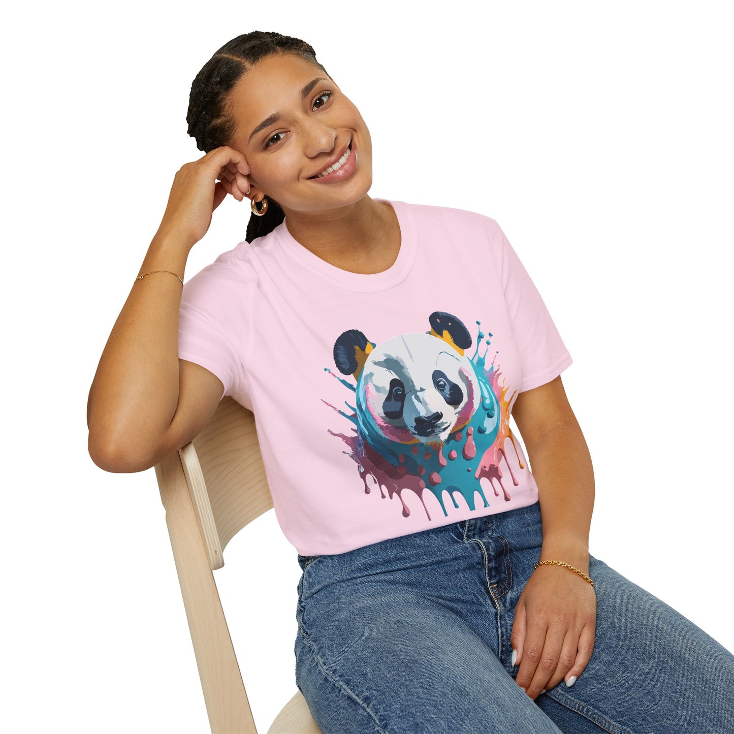Panda Shirt, T Shirt with Panda, Animal Shirt, Tee Shirt with Animals