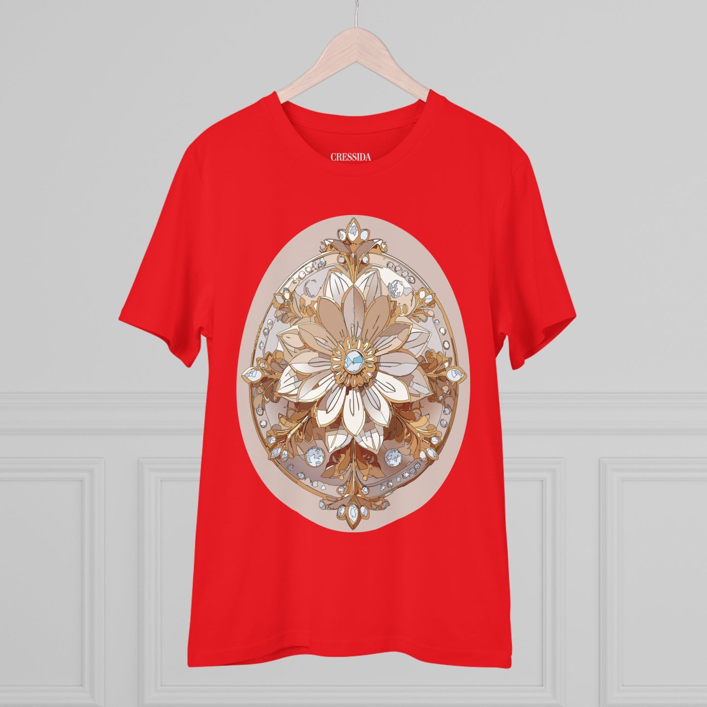 Organic T-shirt with Flower