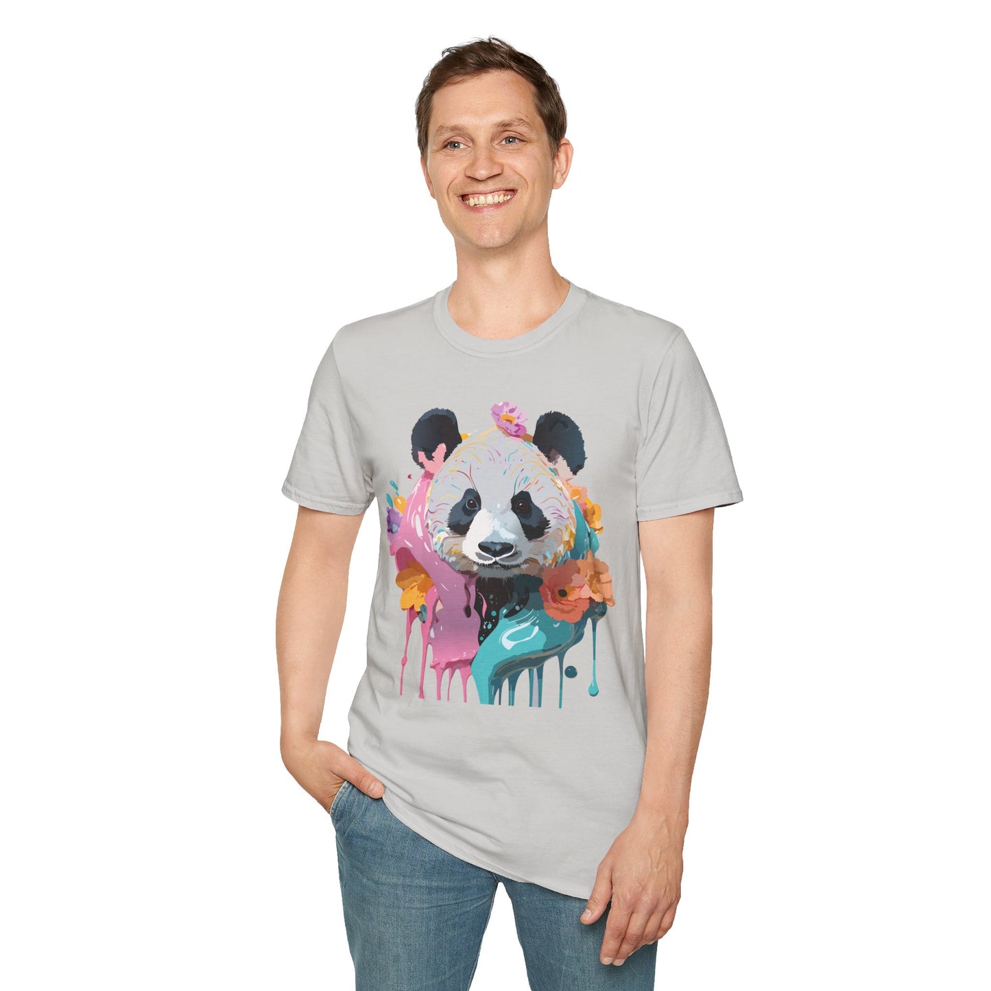 Panda Shirt, T Shirt with Panda, Animal Shirt, Tee Shirt with Animals