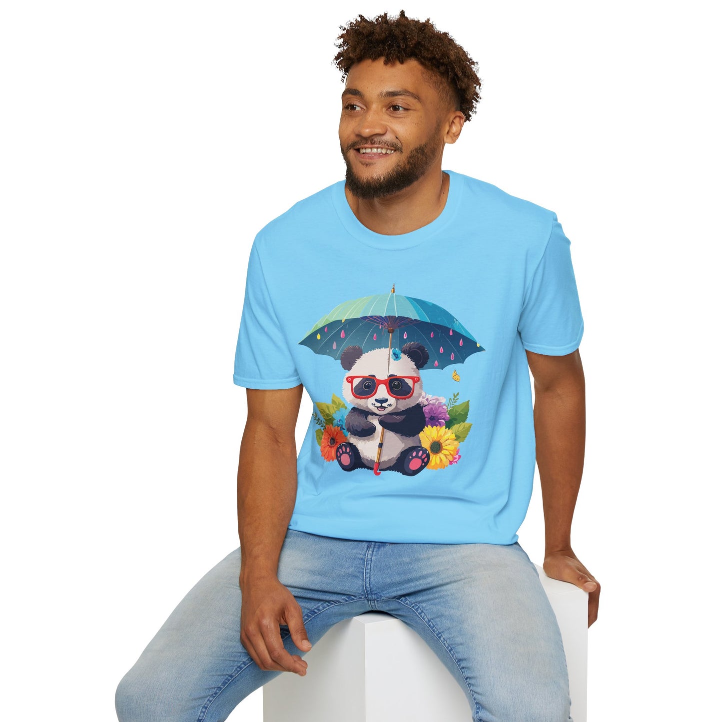 Panda Shirt, T Shirt with Panda, Animal Shirt, Tee Shirt with Animals