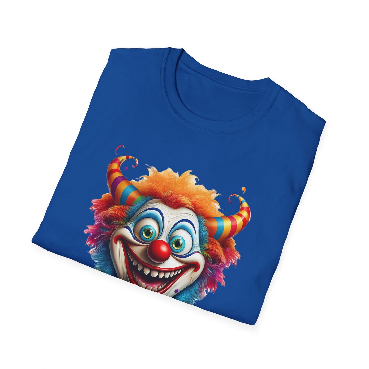 Clown Shirt, T Shirt with Clown, Funny Man Shirt, Tee Shirt with Funny Man, Circus Shirt, Shirt with Circus, Scary Man Shirt, Shirt with Scary Man