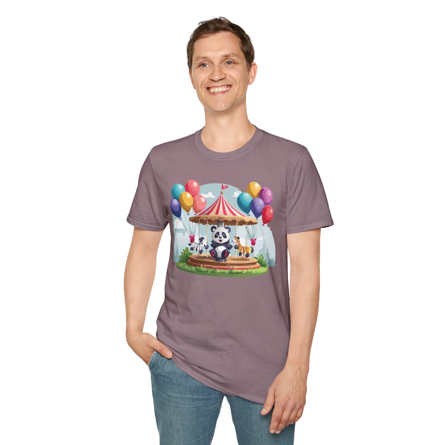 Panda Shirt, T Shirt with Panda, Animal Shirt, Tee Shirt with Animals