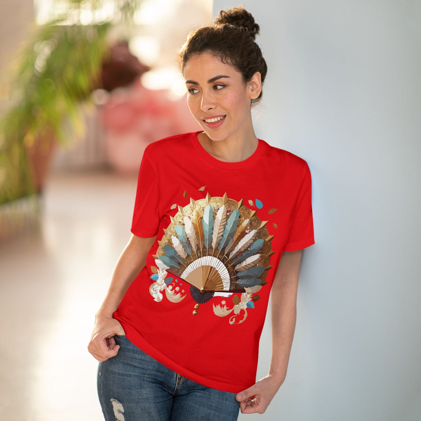 Organic T-shirt with Fan